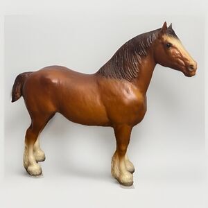 Vintage Breyer Clydesdale Horse Chestnut Mare #83 Realistic Western 1969 Cowboy